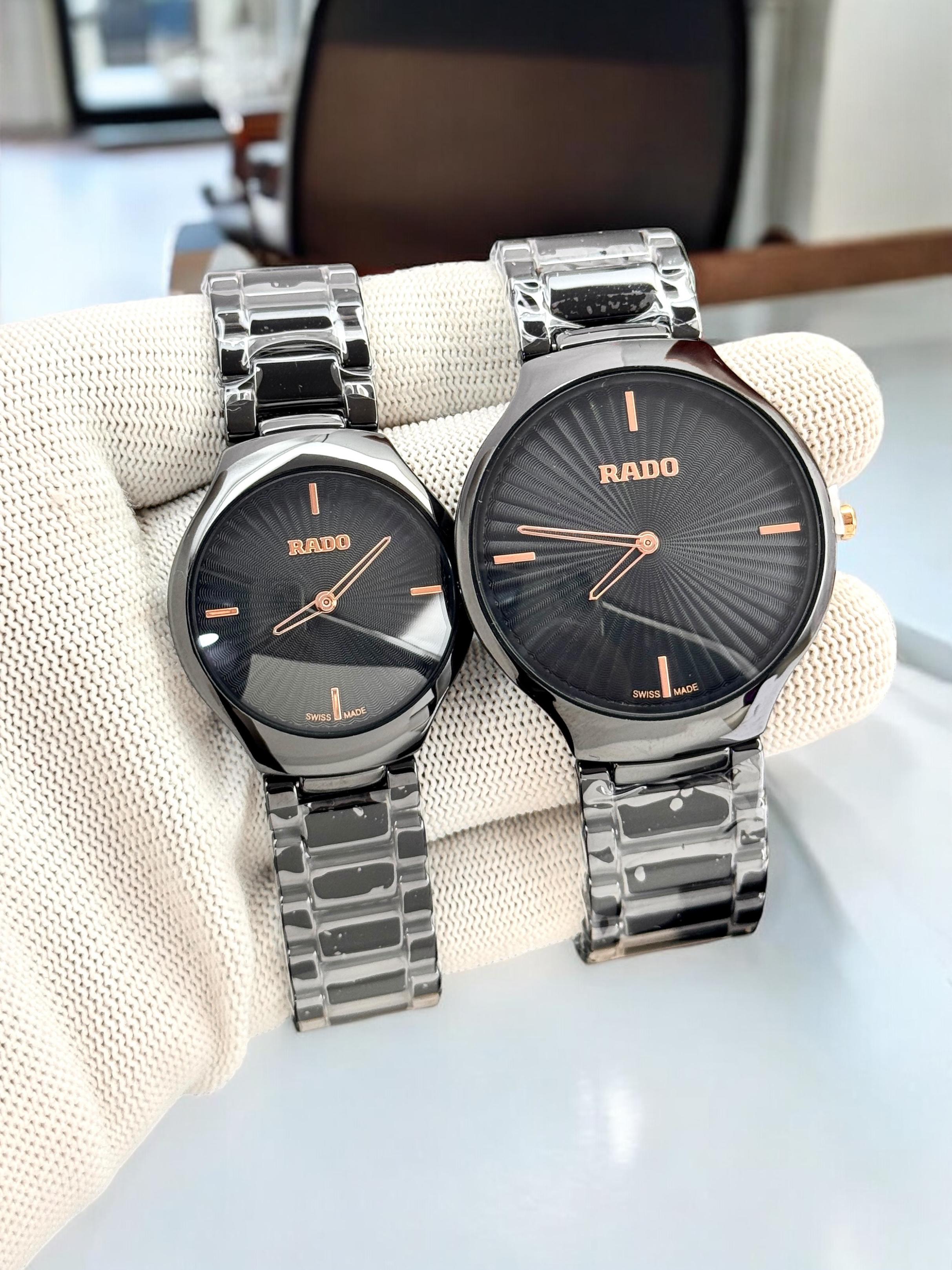 Rado ceramic cuople watch
